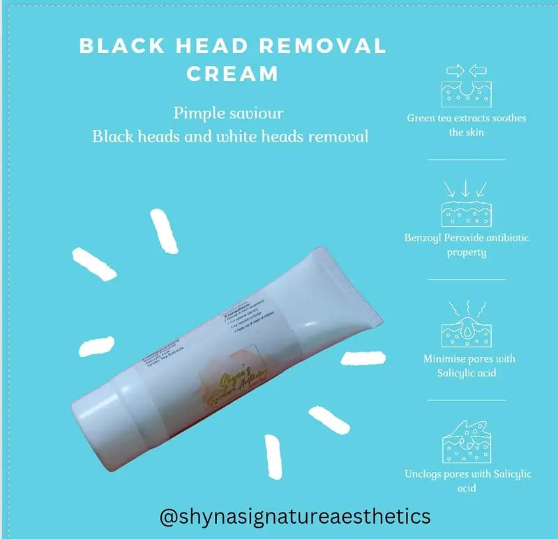 Blackhead Removal Cream: Triple Action Formula for Clear Skin