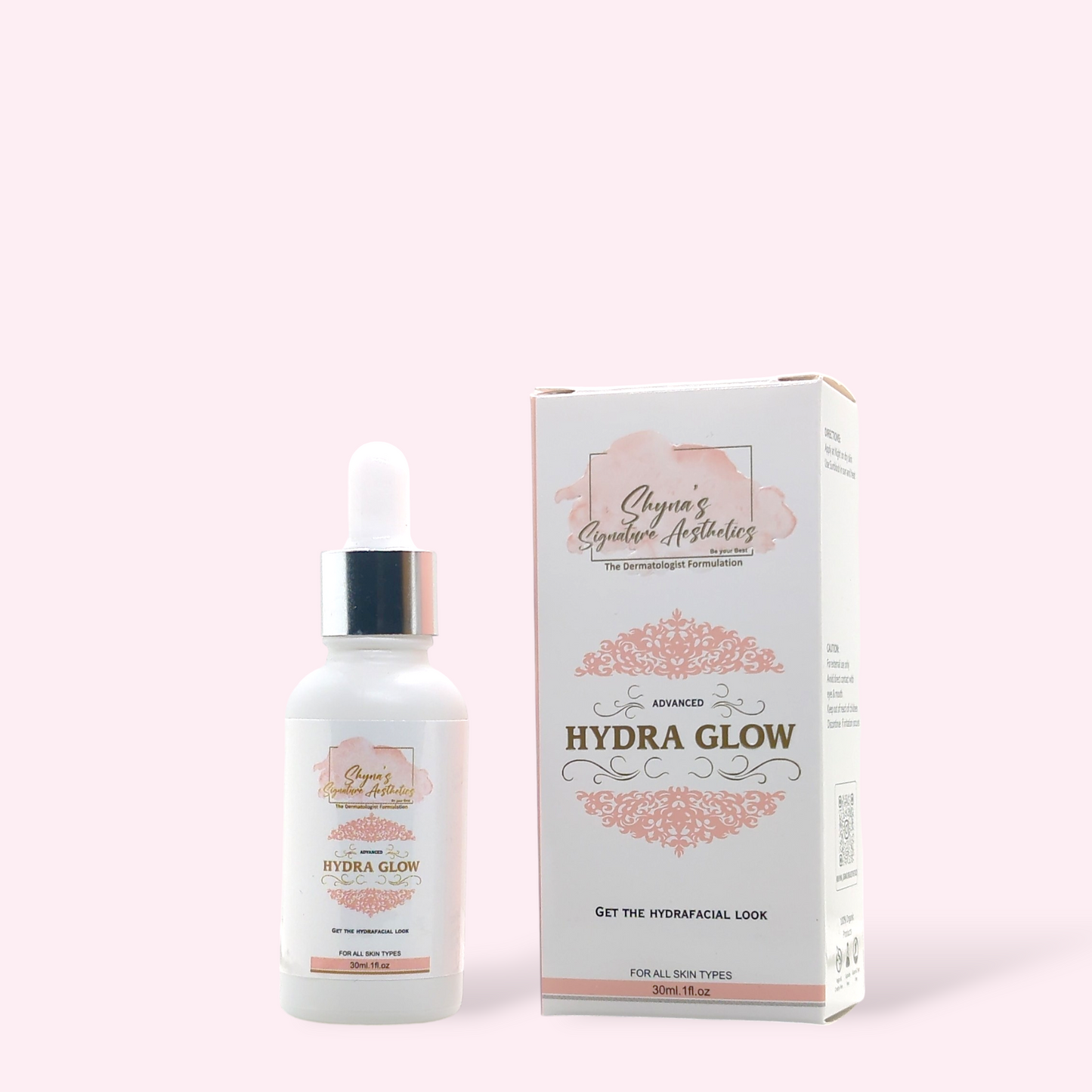 Hydra Glow Serum: Vitamin C & Hyaluronic Acid Moisturizing Formula