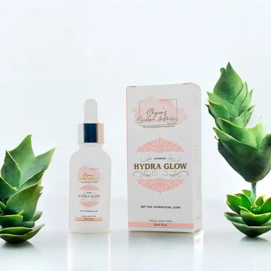 Hydra Glow Serum: Vitamin C & Hyaluronic Acid Moisturizing Formula