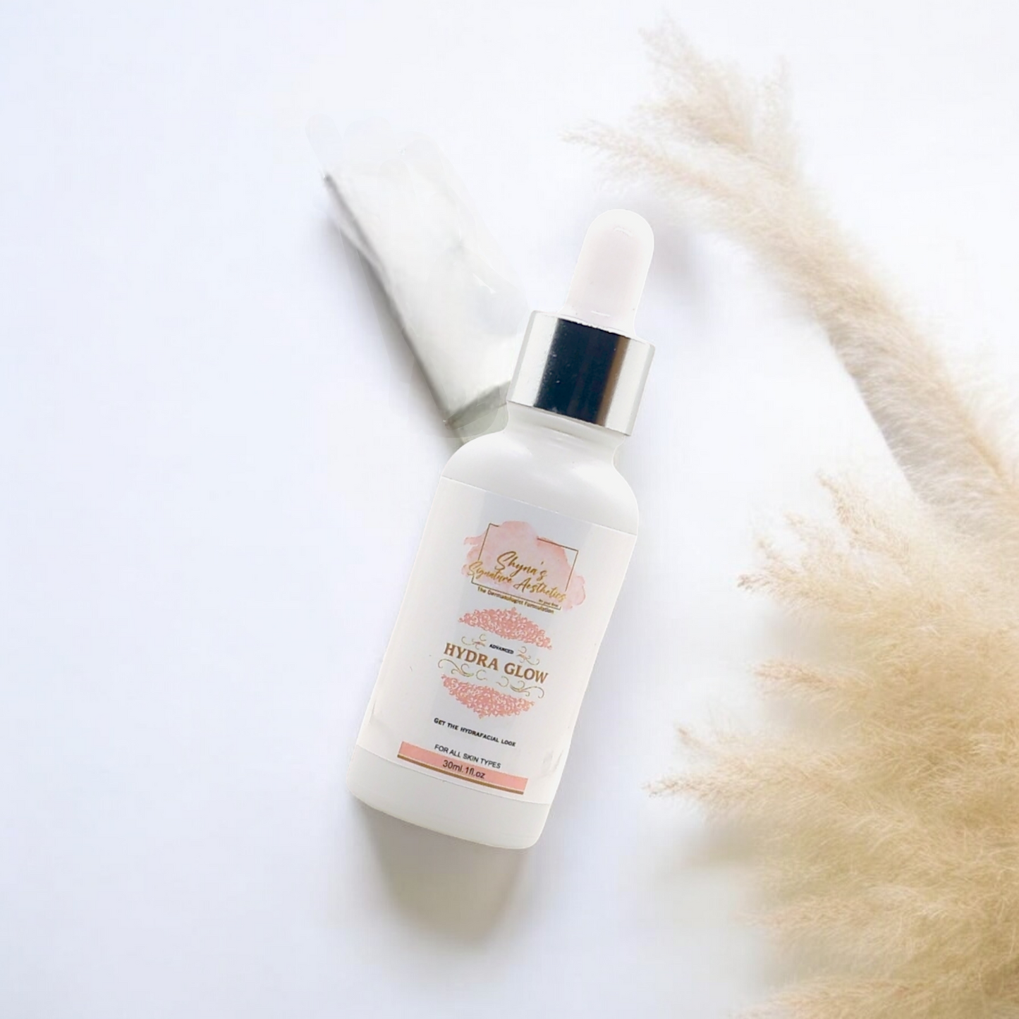 Hydra Glow Serum: Vitamin C & Hyaluronic Acid Moisturizing Formula